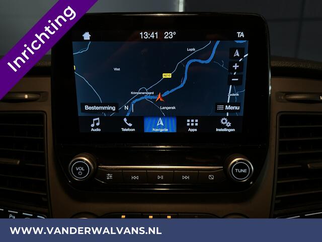 Ford TRANSIT CUSTOM 2.0 TDCI 131pk L1H1 Inrichting Euro6 Airco | Navigatie | Android Auto | LED Cruisecontrol, Stoelverwarming, Verwarmde voorruit, Parkeersensoren, Bijrijdersbank
