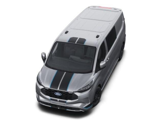 Ford TRANSIT CUSTOM 320 2.5 PHEV L2H1 Sport DC 233pk | | Dubbele Cabine | Dubbele zijschuifdeur | Inklapbare trekhaak | 19 inch lichtmetalen Sport velgen (mat zwart) | Verwarmbaar stuurwiel | Navigatie systeem