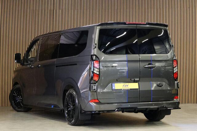 Ford TRANSIT CUSTOM 320 2.0 TDCI 170PK L2H1 DC LIMITED | L+R Schuifdeur | Dubbel Cabine | ACC | Blind Spot | Navigatie | Camera | CarPlay | Lane Assist | Raptor Edition | Trekhaak | 6-Zitter | Verlengde fabrieksgarantie tot 09-2029