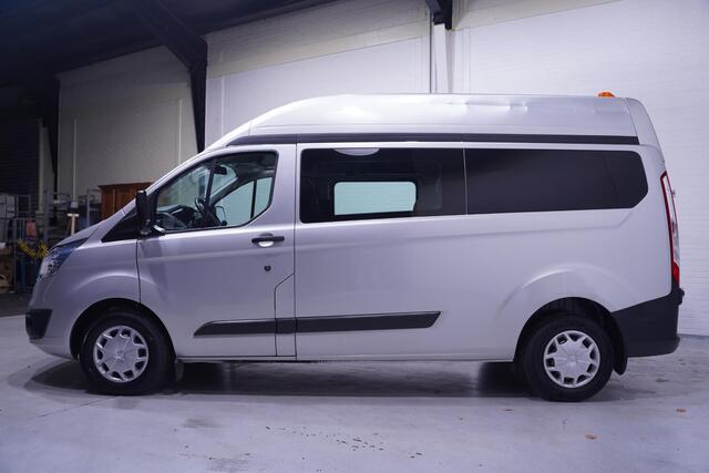 Ford TRANSIT CUSTOM 2.0 TDCI 130 pk L2H2 Dubbel Cabine 6p Airco Cruise Control, PDC V+A, Hoog Dak