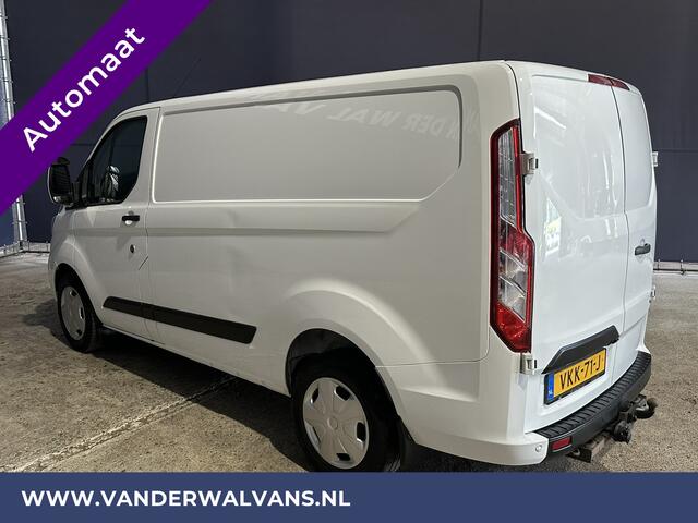 Ford TRANSIT CUSTOM 2.0 TDCI 130pk Automaat L1H1 Euro6 Airco | Camera | Trekhaak | Android Carplay | Cruisecontrol Parkeersensoren, bijrijdersbank, verwarmde voorruit, LED