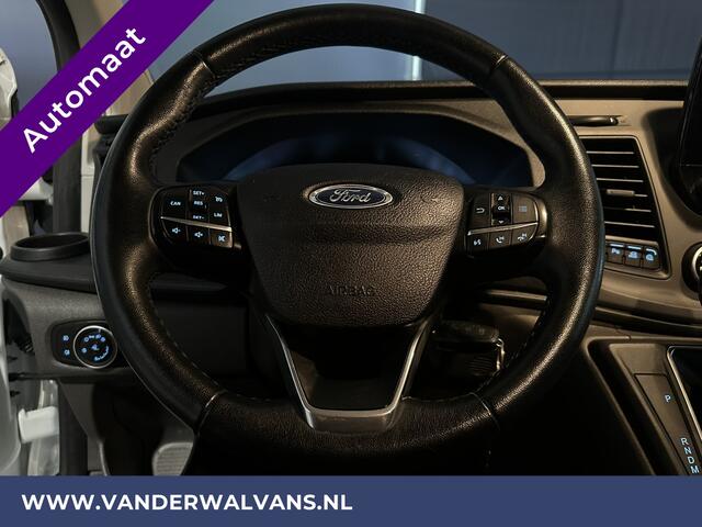 Ford TRANSIT CUSTOM 2.0 TDCI 130pk Automaat L1H1 Euro6 Airco | Camera | Trekhaak | Android Carplay | Cruisecontrol Parkeersensoren, bijrijdersbank, verwarmde voorruit, LED