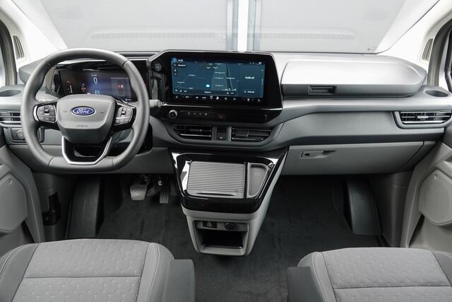 Ford TRANSIT CUSTOM L2H1 Dubbel Cabine 2.0Tdci 170Pk Aut. | Limited | Achteruitrijcamera | 2xSchuifdeur | Trekhaak | 17'' | Moondust Zilver