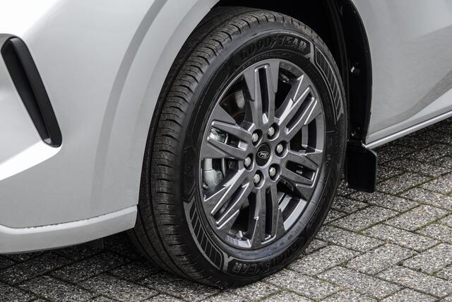 Ford TRANSIT CUSTOM L2H1 Dubbel Cabine 2.0Tdci 170Pk Aut. | Limited | Achteruitrijcamera | 2xSchuifdeur | Trekhaak | 17'' | Moondust Zilver