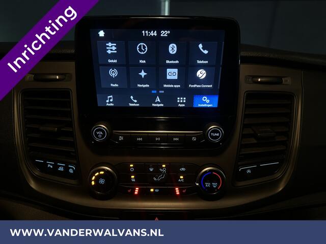 Ford TRANSIT CUSTOM 2.0 TDCI L2H1 Euro6 Airco | Camera | Cruise | Navigatie | Stoelverwarming Inrichting, Parkeersensoren V+A, LED, Bijrijdersbank, Bluetooth-telefonie
