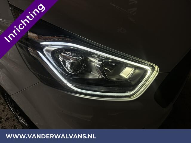 Ford TRANSIT CUSTOM 2.0 TDCI L2H1 Euro6 Airco | Camera | Cruise | Navigatie | Stoelverwarming Inrichting, Parkeersensoren V+A, LED, Bijrijdersbank, Bluetooth-telefonie