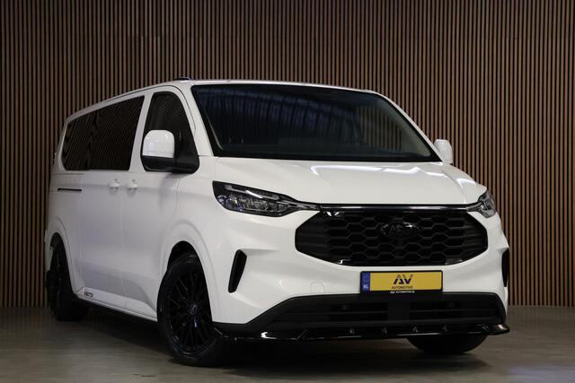 Ford TRANSIT CUSTOM 320 2.0 TDCI 170PK L2H1 DC | L+R Schuifdeur | ACC | Blind Spot | Navigatie | Camera | CarPlay | Lane Assist | Stoelverwarming | Raptor Edition | Trekhaak | 6-Zitter | Verlengde fabrieksgarantie tot 07-2029