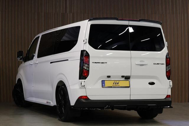 Ford TRANSIT CUSTOM 320 2.0 TDCI 170PK L2H1 DC | L+R Schuifdeur | ACC | Blind Spot | Navigatie | Camera | CarPlay | Lane Assist | Stoelverwarming | Raptor Edition | Trekhaak | 6-Zitter | Verlengde fabrieksgarantie tot 07-2029