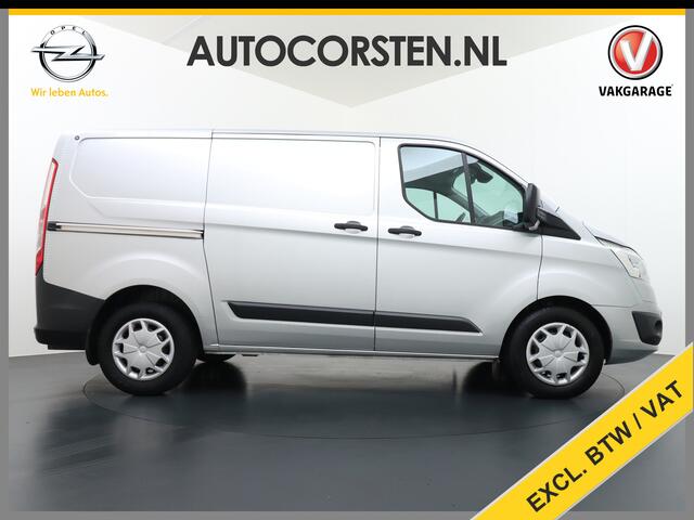 Ford TRANSIT CUSTOM Automaat 290 2.0TDCI 131PK L1H1 Navi Airco Cruise Camera Trekhaak Pdc Regen-/lichtsensor Euro 6 Trend Bluetooth Voorruit verwarmbaar Achterklep Zijschuifdeur Wandbetimmering Adaptieve bochtverl 1e Eigenaar Euro 6