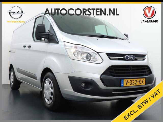 Ford TRANSIT CUSTOM Automaat 290 2.0TDCI 131PK L1H1 Navi Airco Cruise Camera Trekhaak Pdc Regen-/lichtsensor Euro 6 Trend Bluetooth Voorruit verwarmbaar Achterklep Zijschuifdeur Wandbetimmering Adaptieve bochtverl 1e Eigenaar Euro 6
