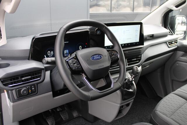 Ford TRANSIT CUSTOM 320 2.0 TDCI L2H1 Limited DC 150pk - Trekhaak - ACC - Getint glas - Stoel/Stuurverwarming - Carplay - Rijklaar