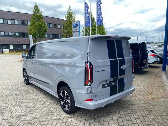 Ford TRANSIT CUSTOM Sport 2.5 233pk e-CVT PHEV 8-weg verstelbare verwarmbare passagiersstoel | Inklapbare trekhaak | Centrale dubbele vergrendeling | 19 inch lichtmetalen Sport velgen | Driver Assistance Pack Premium | Verwarmbaar stuurwiel | AGM accu | PHEV 1-fase oplaadkab