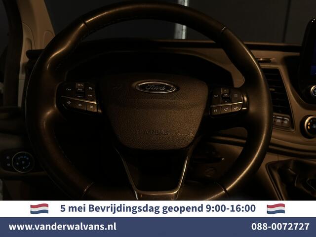 Ford TRANSIT CUSTOM 2.0 TDCI 130pk L2H1 Euro6 Airco | Camera | Navigatie | LED | Apple Carplay | Android Auto Cruisecontrol, Stoelverwarming, Verwarmde voorruit, Parkeersensoren, Bijrijdersbank, 2800kg trekvermogen