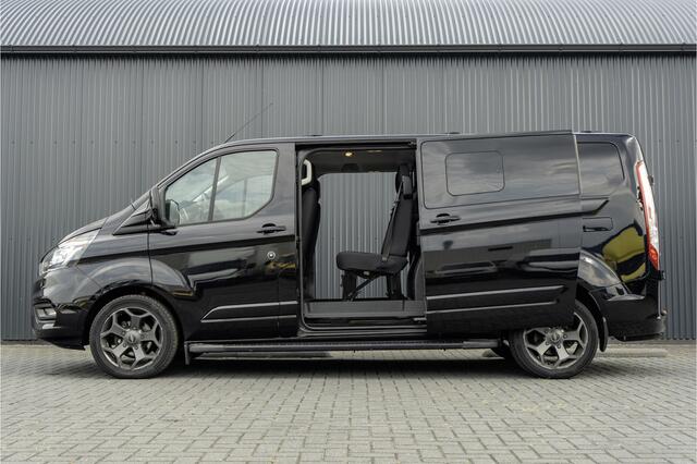 Ford TRANSIT CUSTOM 300 TDCI | 170PK | 5-Zits | CarPlay | DC | Navi | Camera | Zijschuifdeur R + L | LED | Cruise | Airco | PDC | Euro 6