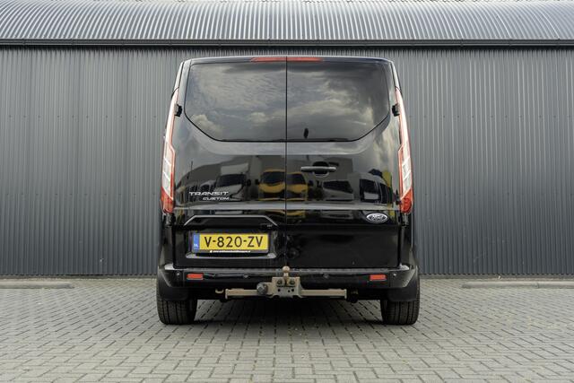Ford TRANSIT CUSTOM 300 TDCI | 170PK | 5-Zits | CarPlay | DC | Navi | Camera | Zijschuifdeur R + L | LED | Cruise | Airco | PDC | Euro 6