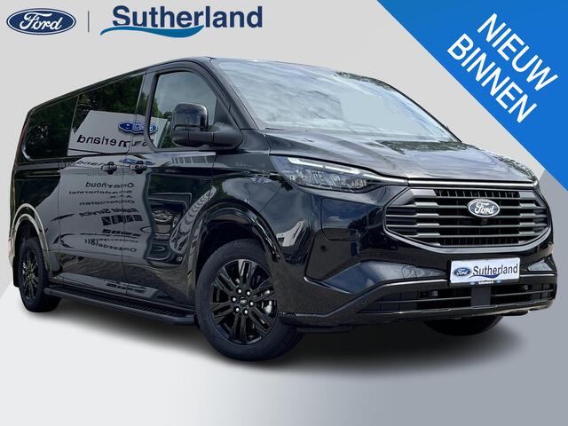 Ford TRANSIT CUSTOM 320 2.5 PHEV L2H1 Black Platinum DC | SCI | 233pk | Netto bijtelling 2025 vanaf 461,- per maand! | Driver Assistance Pack Ultimate | Dubbele Zijschuifdeuren | Ford Voorraad