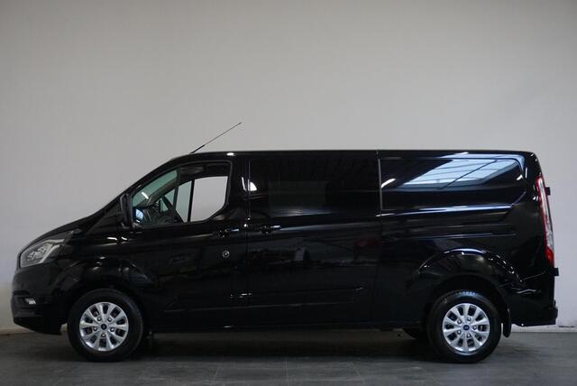 Ford TRANSIT CUSTOM 300 2.0 TDCI L2H1 Limited Dubbele cabine Aut. Navi| Airco| 2 Schuifdeuren | Trekhaak| PDC| Carplay| DAB|