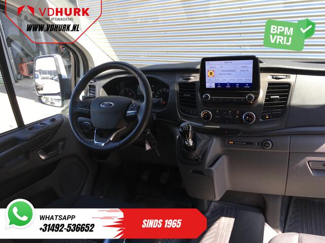 Ford TRANSIT CUSTOM 2.0 TDCI L2 Trend DC Dubbel Cabine BPM VRIJ! Stoelverw./ Carplay/ 2.7t Trekverm./ Navi/ PDC/ Cruise