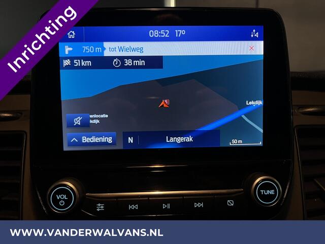 Ford TRANSIT CUSTOM 2.0 TDCI L2H1 Inrichting Euro6 Airco | Navigatie | Camera | LED | Cruisecontrol | Apple Carplay Parkeersensoren, Verwarmde voorruit, Stoelverwarming, Bijrijdersbank, 2800kg trekvermogen