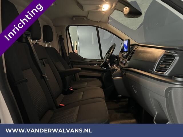 Ford TRANSIT CUSTOM 2.0 TDCI L2H1 Inrichting Euro6 Airco | Navigatie | Camera | LED | Cruisecontrol Parkeersensoren, Verwarmde voorruit, Stoelverwarming, Bijrijdersbank, 2800kg trekvermogen