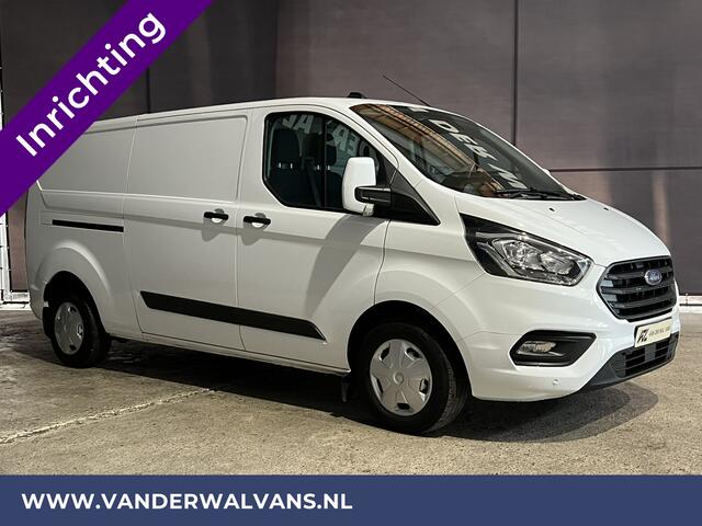 Ford TRANSIT CUSTOM 2.0 TDCI L2H1 Inrichting Euro6 Airco | Navigatie | Camera | LED | Cruisecontrol Parkeersensoren, Verwarmde voorruit, Stoelverwarming, Bijrijdersbank, 2800kg trekvermogen