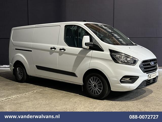 Ford TRANSIT CUSTOM 2.0 TDCI 131pk L2H1 Euro6 Airco | 2800kg Trekhaak | Apple Carplay | LED | Cruisecontrol Android Auto, Verwarmde voorruit, Stoelverwarming, Parkeersensoren, Bijrijdersbank