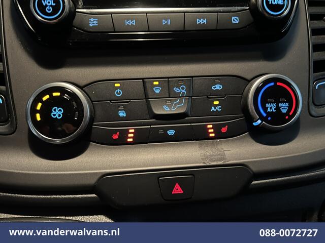 Ford TRANSIT CUSTOM 2.0 TDCI 131pk L2H1 Euro6 Airco | Apple Carplay | Android Auto | LED | Cruisecontrol Verwarmde voorruit, Stoelverwarming, Parkeersensoren Bijrijdersbank, 2800kg trekvermogen