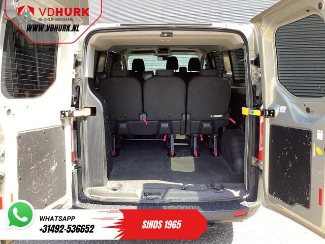 Ford TRANSIT CUSTOM Tourneo 2.0 TDCI 130 pk L2 EXPORT ONLY EUR6 9 Pers/ 9P/ Airco/ Cruise/ PDC/ LMV/ Trekhaak