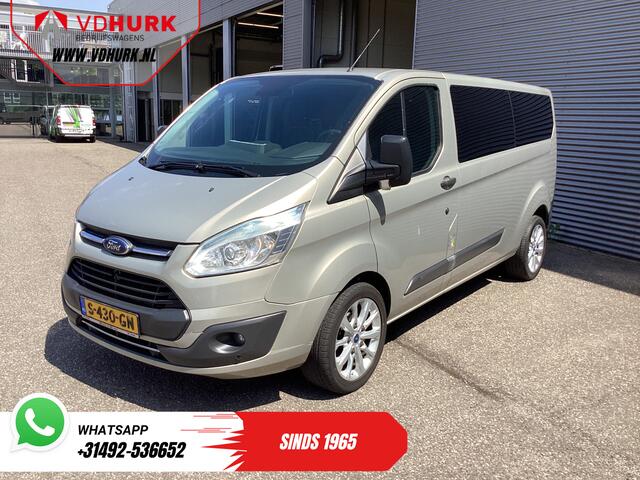 Ford TRANSIT CUSTOM Tourneo 2.0 TDCI 130 pk L2 EXPORT ONLY EUR6 9 Pers/ 9P/ Airco/ Cruise/ PDC/ LMV/ Trekhaak