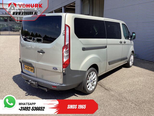 Ford TRANSIT CUSTOM Tourneo 2.0 TDCI 130 pk L2 EXPORT ONLY EUR6 9 Pers/ 9P/ Airco/ Cruise/ PDC/ LMV/ Trekhaak