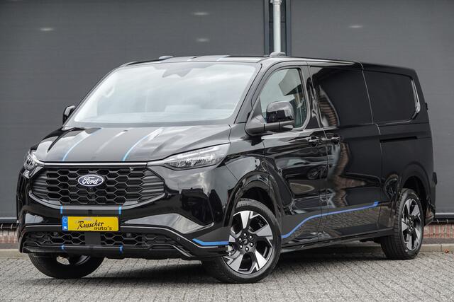 Ford TRANSIT CUSTOM L2H1 2.5 PHEV 233Pk | Sport | Plug In Hybrid | B&O Sound | 360° Camera | 2xschuifdeur | Trekhaak | 19'' Agate Black