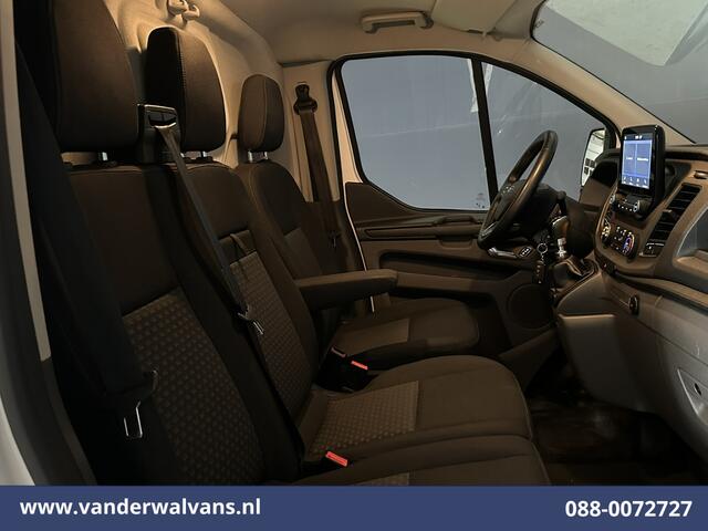 Ford TRANSIT CUSTOM 2.0 TDCI 130pk L2H1 Euro6 Airco | Android Auto | Stoelverwarming | Cruisecontrol | Parkeersensoren 2800kg trekvermogen, verwarmde voorruit, bijrijdersbank, LED