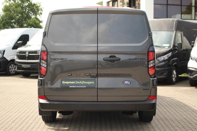 Ford TRANSIT CUSTOM 320 2.0TDCI 170pk Automaat | L2H1 Trend DC | 4x4 | AWD | L+R Zijdeur | Stoel + Stuurverwarming | Keyless | Carplay/Android | Lease 878,- p/m
