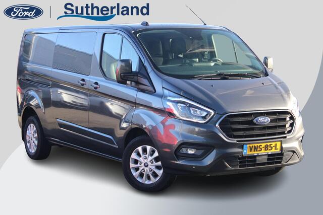 Ford TRANSIT CUSTOM 300 2.0 TDCI L2H1 Limited DC | Dubbele Cabine | Xenon | Trekhaak | Elek. Verstelbare Stoel | Winterpack |