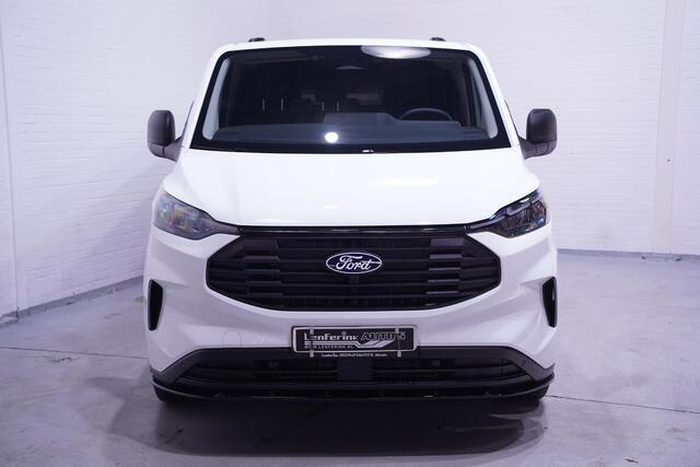 Ford TRANSIT CUSTOM 2.0 TDCI 136 pk L2 Dubbel Cabine Black&White Edition 19" LMV, Treeplanken, Dakrails, Laadruimte Pakket, Apple Carplay, 6-Zits