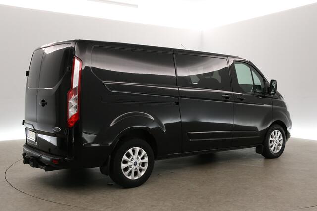 Ford TRANSIT CUSTOM 300 2.0 TDCI L2H1 Limited | DC | 5-Zits | Airco | Cruise | Carplay | Navigatie | 2xSchuifdeur | Trekhaak