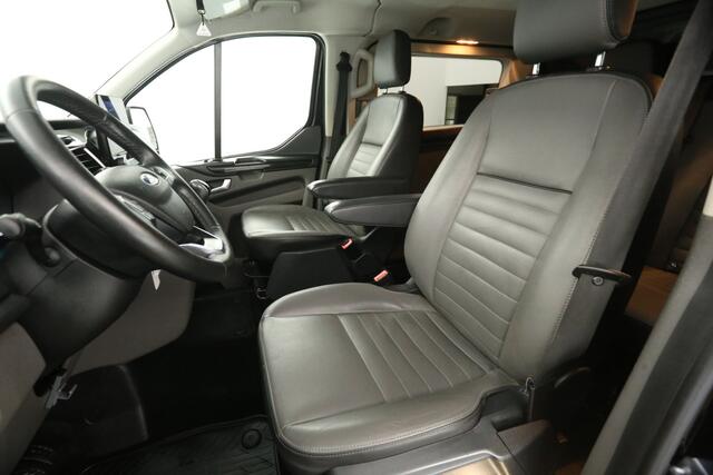 Ford TRANSIT CUSTOM 300 2.0 TDCI L2H1 Limited | DC | 5-Zits | Airco | Cruise | Carplay | Navigatie | 2xSchuifdeur | Trekhaak