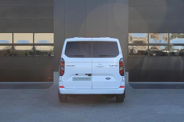 Ford TRANSIT CUSTOM 320 2.0 TDCI L2H1 Limited DC 170pk - Adaptive Cruise - Navi - 2x Schuifdeur - Verwarmd stuur - 70l tank - 17" LM velgen - Rijklaar
