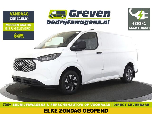 Ford TRANSIT CUSTOM e-Transit 320 L1H1 65 kWh 136PK | VERWACHT | EMISSIEVRIJE ZONE | 3 Persoons | LED | Camera