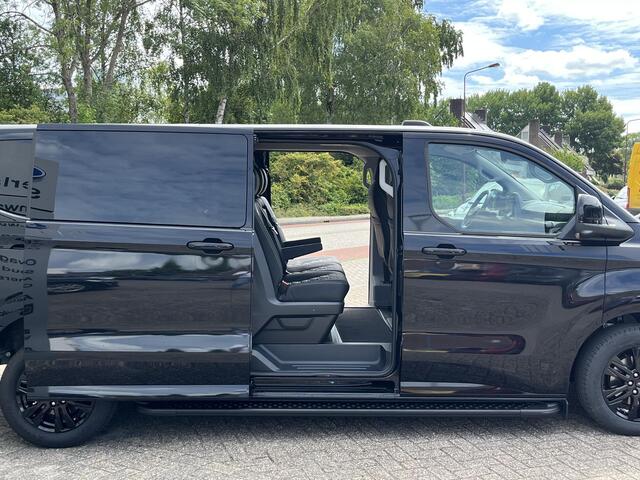 Ford TRANSIT CUSTOM 320 2.5 PHEV L2H1 Black Platinum DC | SCI | 233pk | Netto bijtelling 2025 vanaf 461,- per maand! | Driver Assistance Pack Ultimate | Dubbele Zijschuifdeuren | Ford Voorraad