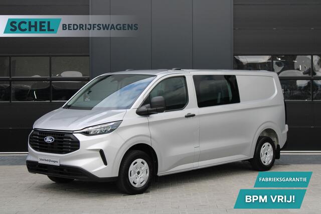 Ford TRANSIT CUSTOM 320 2.0 TDCI L2H1 Trend DC 136pk - 5 zits - Elek Trekhaak - LED - Stoelverwarming - Carplay/Android - Rijklaar