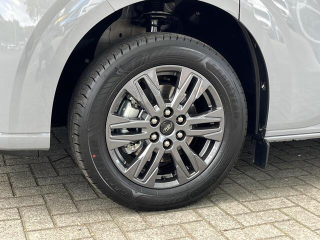 Ford TRANSIT CUSTOM E-Transit 340 L2H1 Limited 65 kWh 218pk! Inklapbare Trekhaak + 2300kg Trekgewicht, 329KM WLTP, 17'' LM, Achteruitrijcamera, Apple Carplay, Stoel+Voorruitverwarming! 0,99% FIN LEASE!