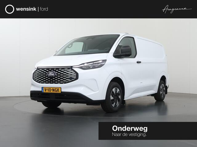 Ford TRANSIT CUSTOM E-Transit 320 | L1 H1 | Trend | 65 kWh | 2300 KG. AHW | Climate Control | Apple Carplay / Android Auto | 328 KM Range | Voorruitverwarming | Stoelverwarming | LED Koplampen | Achterdeuren |