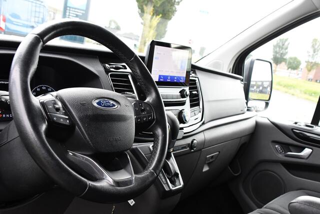 Ford TRANSIT CUSTOM 300 2.0 TDCI L1H1 DC Limited Raptor Edition Camera, Cruise, 130pk. Automaat, 2 x schuifdeur, Multimedia, Sensoren, Afneembare trekhaak, Uniek!