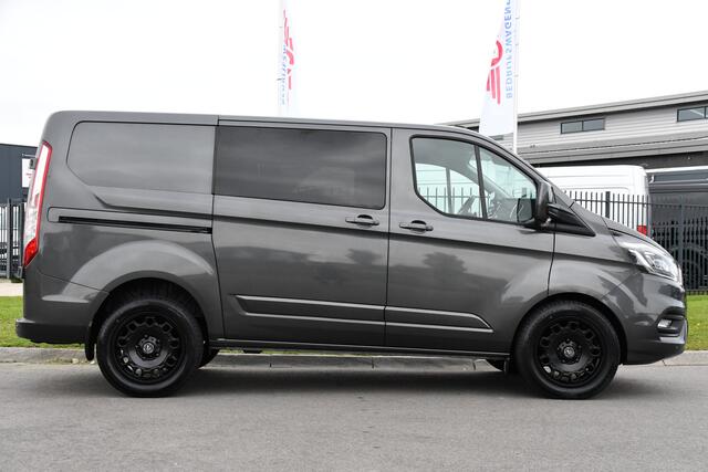 Ford TRANSIT CUSTOM 300 2.0 TDCI L1H1 DC Limited Raptor Edition Camera, Cruise, 130pk. Automaat, 2 x schuifdeur, Multimedia, Sensoren, Afneembare trekhaak, Uniek!
