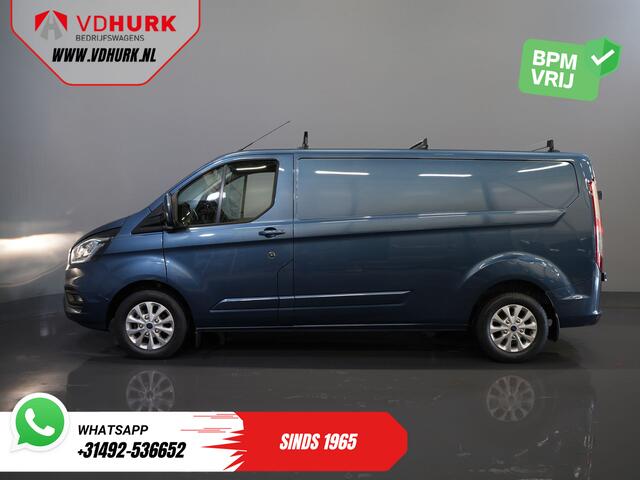 Ford TRANSIT CUSTOM 320 2.0 TDCI 170 pk Aut. L2 Trend BPM VRIJ! Carplay/ Stoelverw./ Camera/ PDC/ LMV/ Dakdragers/ Trekhaak