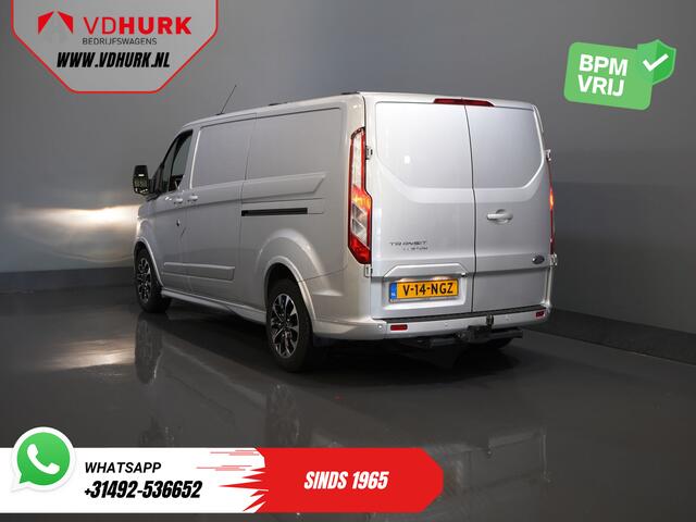 Ford TRANSIT CUSTOM 320 2.0 TDCI 170 pk L2 Aut. Limited BPM VRIJ! 2xSchuifdeur/ Stoelverw./ Carplay/ Camera/ LMV/ Trekhaak
