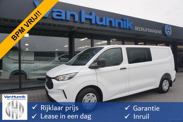 Ford TRANSIT CUSTOM 320L 136PK Trend DC AUT BPM VRIJ!! 13" Sync4 Navi, ACC, Camera!! NR. A299