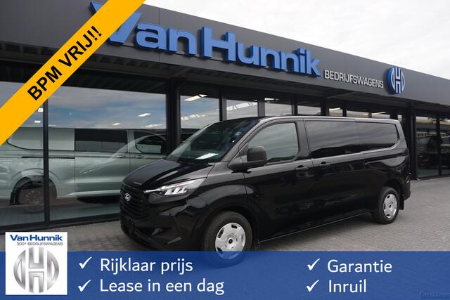 Ford TRANSIT CUSTOM 320L 136PK Trend DC AUT BPM VRIJ!! 13" Sync4 Navi, ACC, Camera, 2x Schuifdeur!! NR. A75