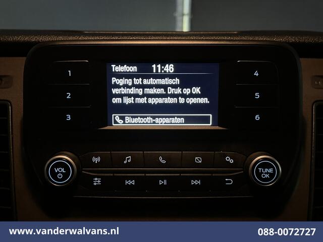 Ford TRANSIT CUSTOM 2.0 TDCI L1H1 Euro6 Airco | Camera | LED | Cruisecontrol | Parkeersensoren Bijrijdersbank, 2500kg trekvermogen